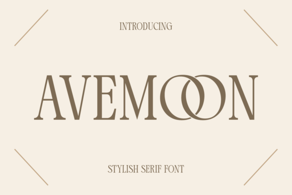 Avemoon Typeface Review for Elegant Branding
