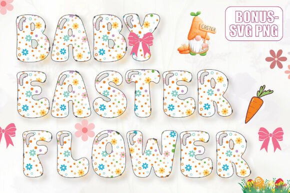 Baby Easter Flower Font: A Branding Review
