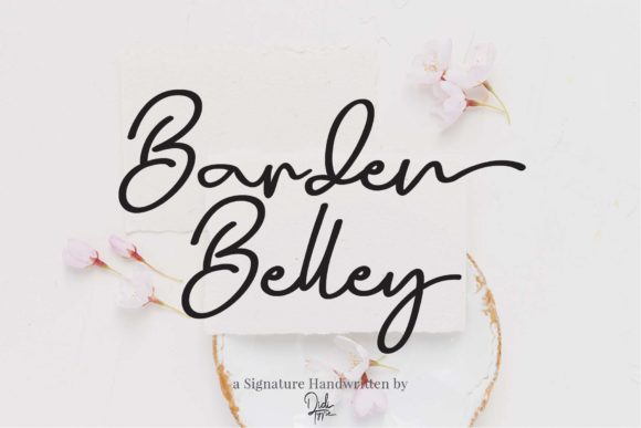 Barden Belley: A Script Font for Branding