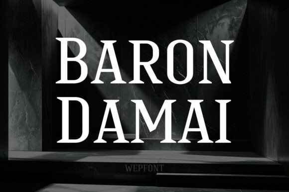 Baron Damai: A Serif Font That Elevates Brand Identity