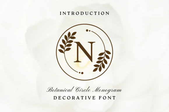 Botanical Circle Monogram Typeface Review