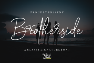 Brotherside: The Handwritten Font for Crafters