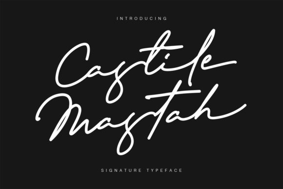 Castile Mastah: A Script Font for Digital Branding