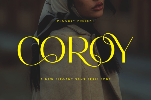 Coroy: A Minimalist Sans Serif Typeface for Modern Editorial Design