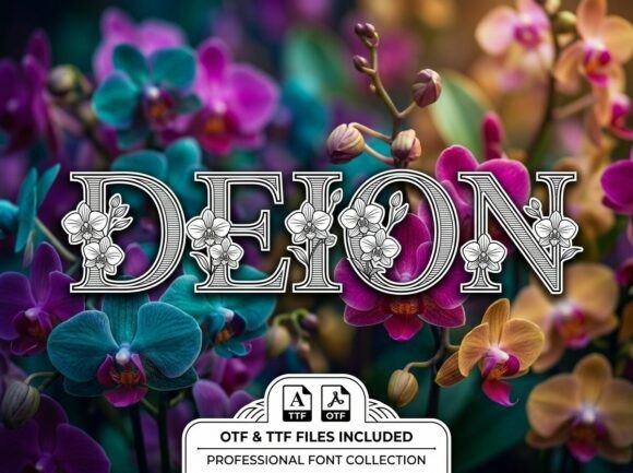 Deion: A Premium Display Font for Bold Campaigns