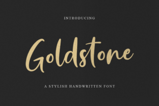 Goldstone: A Handwritten Font for Makers