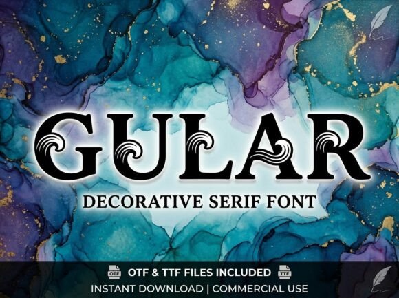 Gular: A Decorative Serif Font for Elegant Branding