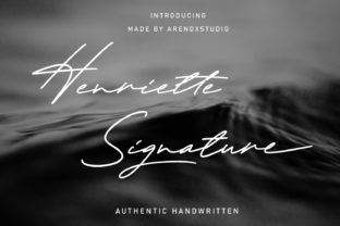 Henriette Signature: A Handwritten Font for Marketers