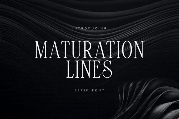 Maturation Lines: A Timeless Serif Font for Web Design