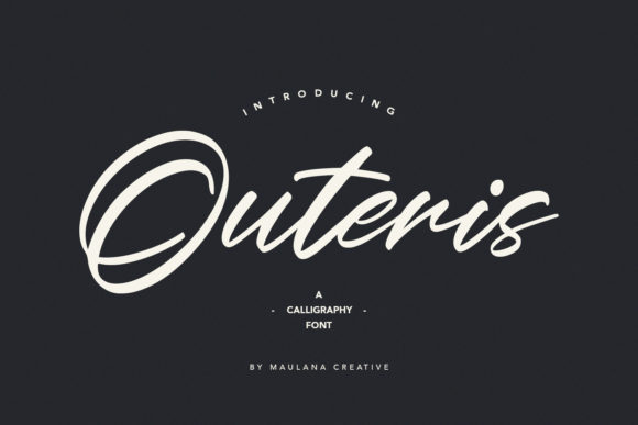 Outeris: A Handwritten Font for Authentic Brands