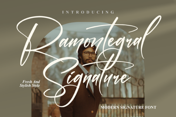 Ramontegral Signature Font Review for Web Design