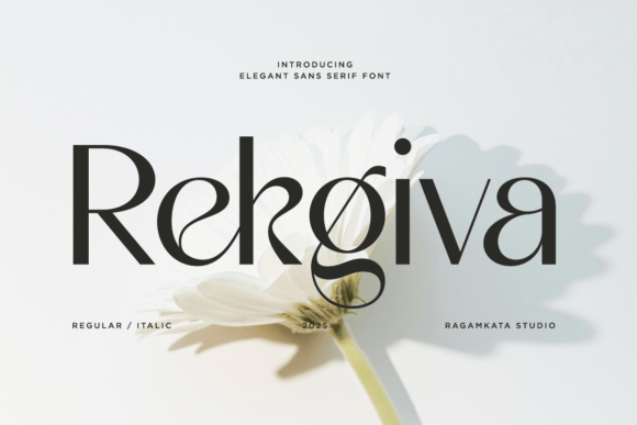 Rekgiva: A Sophisticated Display Typeface for Modern Brands