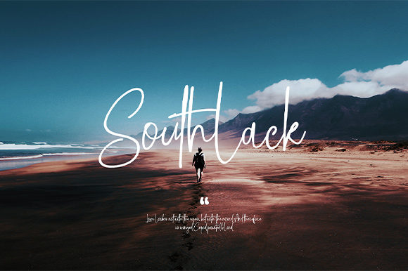 Southlack: A Script Font for Makers