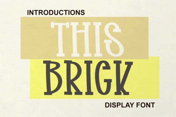 This Brick Font: A Designer’s Review