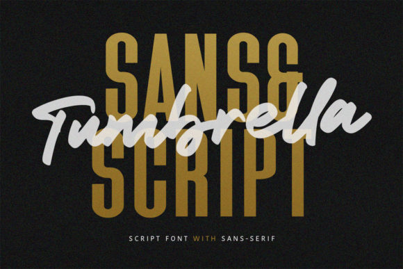 Tumbrella Font: Handcrafted Style for Makers