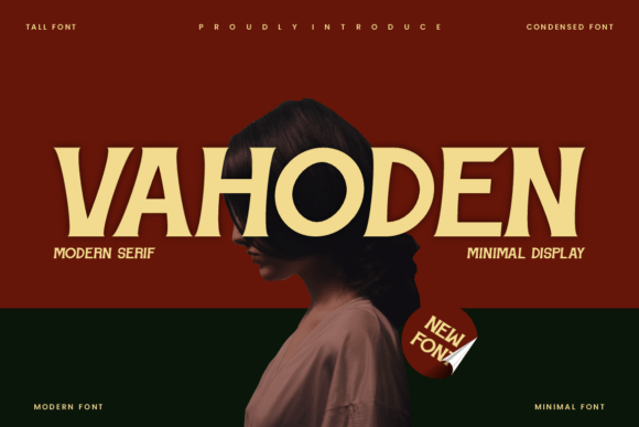 Vahoden: A Bold Serif Font for Digital Design