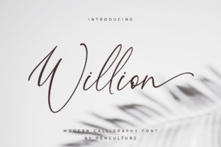 Willion: A Script Font for Modern Web Design