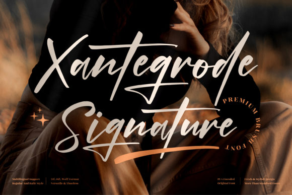 Xantegrode Signature: A Script Font for Makers